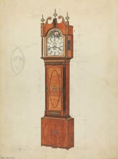Tall Clock, c. 1935. Creator: John Dieterich.