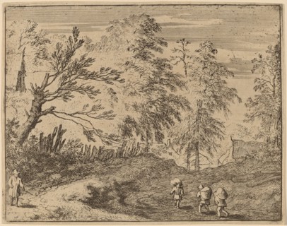 Three Porters, probably c. 1645/1656. Creator: Allart van Everdingen.