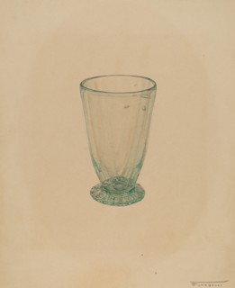 Toddy Glass, c. 1940. Creator: Frank Fumagalli.