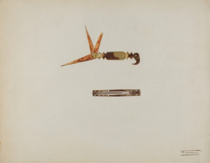 Toothpick, c. 1939. Creator: Frank Fumagalli.