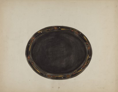 Tray, 1935/1942. Creator: Mary Fitzgerald.