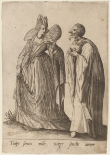 Turpe senex miles..., 1570-1650. Creator: Robert Boissard.