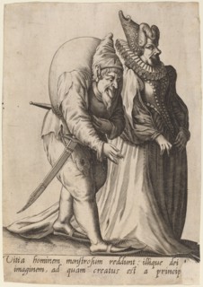 Vitia hominem monstrosum..., 1597. Creator: Robert Boissard.