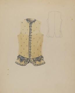 Waistcoat, c. 1936. Creator: Bessie Forman.