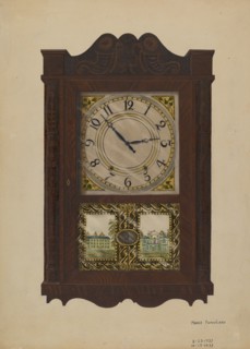 Wall Clock, 1937. Creator: Marie Famularo.