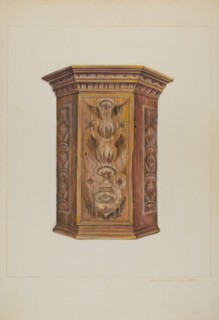 Wall Cupboard, 1935/1942. Creator: Samuel W. Ford.