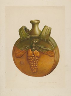 Water Bottle, c. 1939. Creator: William H Edwards.