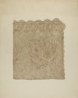 Wedding Veil, c. 1941. Creator: Mary Fitzgerald.