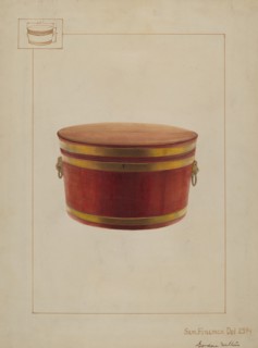 Wine Cooler with Cover, c. 1937. Creator: Samuel Fineman.