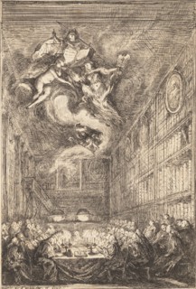 A Conference of Lawyers, 1776. Creator: Gabriel de Saint-Aubin.