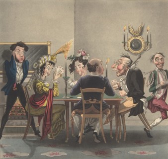 A Real Rubber! At Whist, ca. 1825., ca. 1825. Creator: George Hunt.