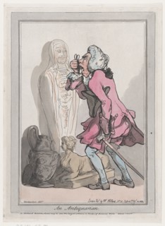 An Antiquarian, October 23, 1789. Creator: Frederick George Byron.