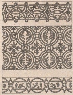 Copies after the 'Livre contenant passement de moresques' (plate 15), 19th century (?). Creator: Jacques Androuet Du Cerceau.
