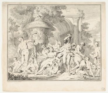 Bacchanal, ca. 1710-40. Creator: François Roëttiers.