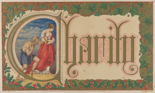 Charity, January 1, 1864. Creator: Freeman Gage Delamotte.