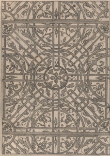 Copies after the 'Livre contenant passement de moresques' (plate 2), 19th century (?). Creator: Jacques Androuet Du Cerceau.