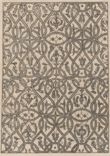Copies after the 'Livre contenant passement de moresques' (plate 9), 19th century (?). Creator: Jacques Androuet Du Cerceau.