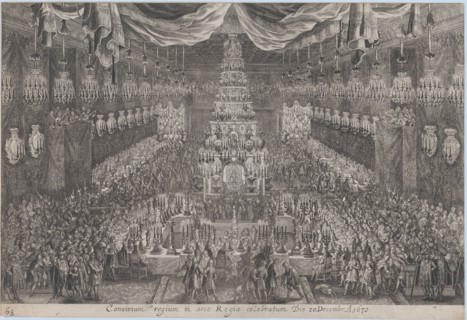 Coronation of Charles XI, Stockholm, December 20, 1672, 1672. Creator: Georg Christoph Eimmart.