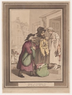 Cries of London, No. 7, Old Clothes, May 4, 1799. Creator: Henri Merke.