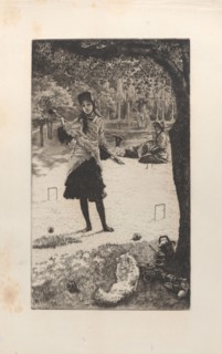 Croquet, 1878. Creator: James Tissot.