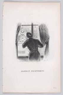 Damned Springtime from The Complete Works of Béranger, 1836. Creator: John Thompson.