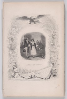 Daughter of the People from The Songs of Béranger, 1829. Creator: Jean Ignace Isidore Gerard.