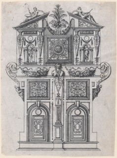 Furniture Design, 1565-70. Creator: Jacques Androuet Du Cerceau.