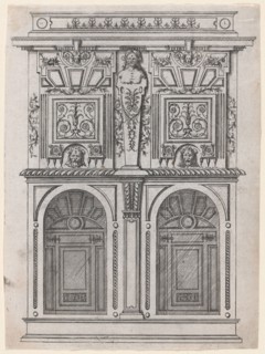 Furniture Design, 1565-70. Creator: Jacques Androuet Du Cerceau.