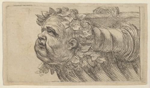 Head of a Child on the Bow of a Ship, from Divers Masques, ca. 1635-45. Creator: Francois Chauveau.