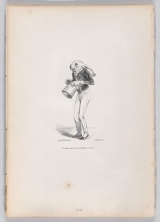 His son, who looked like him in every way ... from Scenes from the Private and Publ..., ca. 1837-47. Creator: Louis-Henri Brevière.