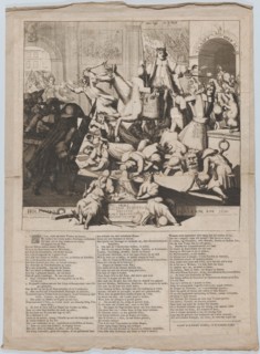 Hollands Hollende Koe (Holland’s Running Cow), 1690. Creator: Gaspar Bouttats.