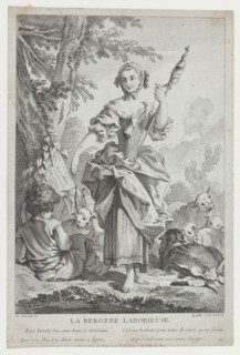 La Bergère Laborieuse, 18th century. Creator: Jean Michel Liotard.