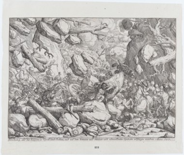 Maximilian Emanuel and the Bavarian Army in a Narrow Pass in theTyrol, early 18th century. Creator: Franz Joachim Beich.