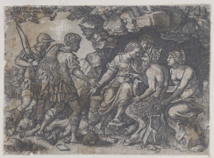 Reverse Copy of Thetis and Chiron, 1546. Creator: Unknown.