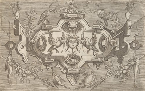 Targhe ed altri ornati di varie e capricciose invenzioni (Cartouches and other ornaments o..., 1773. Creator: Unknown.