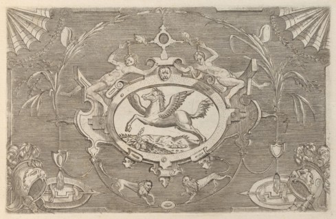 Targhe ed altri ornati di varie e capricciose invenzioni (Cartouches and other ornaments o..., 1773. Creator: Unknown.