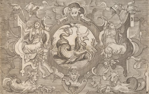 Targhe ed altri ornati di varie e capricciose invenzioni (Cartouches and other ornaments o..., 1773. Creator: Unknown.