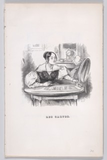 The Cards from The Complete Works of Béranger, 1836. Creator: Jean Ignace Isidore Gerard.
