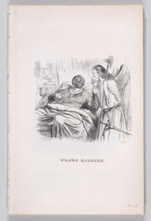 The Guardian Angel from The Complete Works of Béranger, 1836. Creator: Cherrier.
