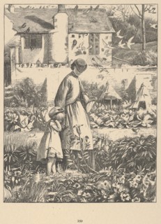 The Island Bee (from Wayside Posies: Original Poems of the Country Life), 1867. Creator: Dalziel Brothers.