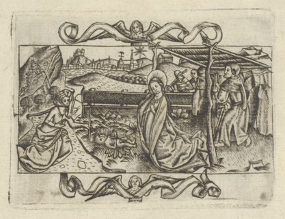 The Nativity. Creator: Israhel van Meckenem.