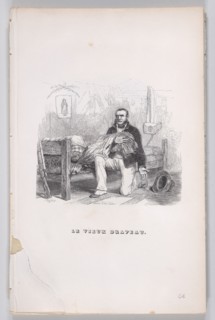 The Old Flag from The Complete Works of Béranger, 1836. Creators: Auguste Raffet, Lacoste, Eugène Guillaumot.