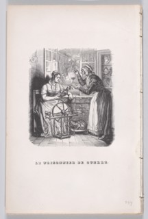 The Prisoner of War from The Complete Works of Béranger, 1836. Creator: Jean Ignace Isidore Gerard.