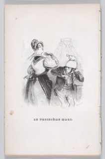 The Third Husband from The Complete Works of Béranger, 1836. Creator: Jean Ignace Isidore Gerard.