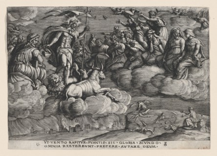 The Triumph of Eternity on Death, from The Triumph of Petrarch. Creator: Georg Pencz.