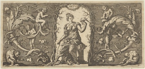 Touch (Tactus), from Quinque Sensuum (Five Senses), ca. 1655. Creator: Francis Cleyn.