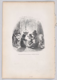 We live between ourselves, we hate the nuisances and the visits from Scenes from th..., ca. 1837-47. Creator: Louis-Henri Brevière.