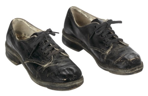 Tap shoes used by Sammy Davis Jr., 1938. Creator: Windsor Shoe Company.