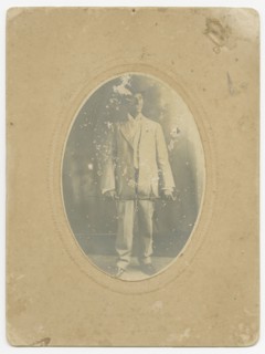 Photograph of a man, ca. 1910. Creator: Lucius Harper.
