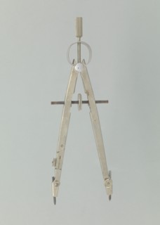 Large compass from a drafting took kit used by John S. Chase, mid-late 20th century. Creator: Keuffel & Esser Co..